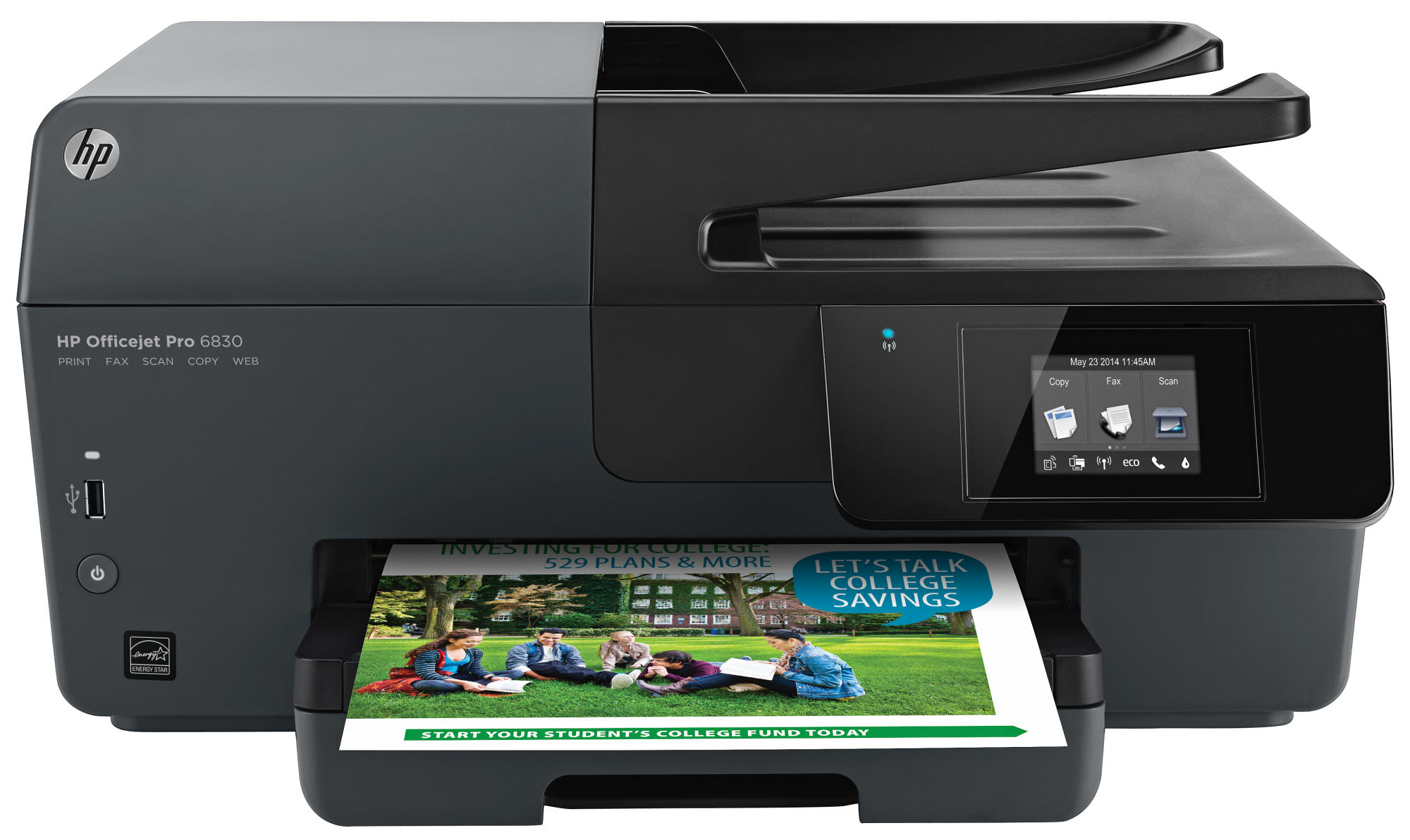 HP Multifunktionsdrucker OfficeJet Pro 6830 Al-in-One (E3E02A), Multifunktionsdrucker, WLAN, Cyan, Magenta, Gelb