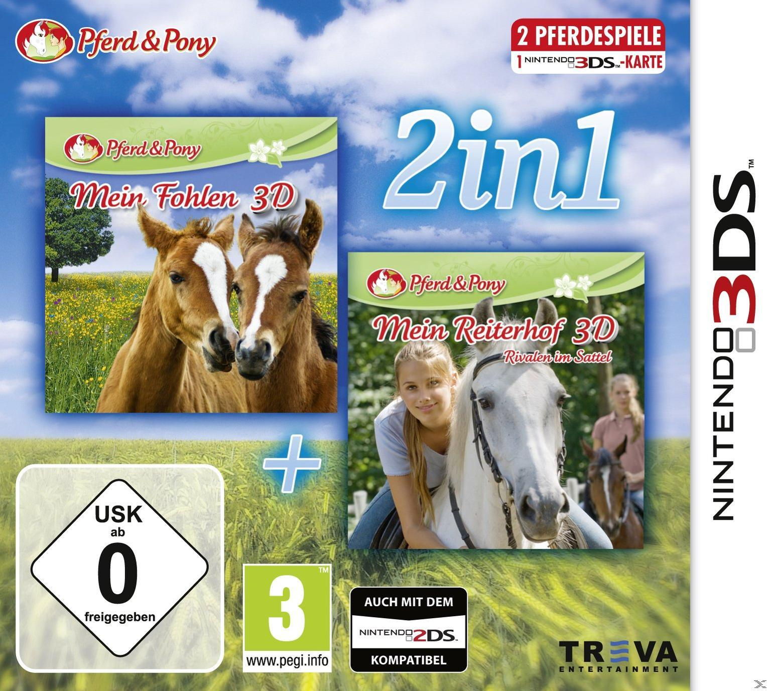 2in1: Mein Fohlen im Reiterhof [Nintendo - 3DS] 3D + - Sattel Mein 3D Rivalen