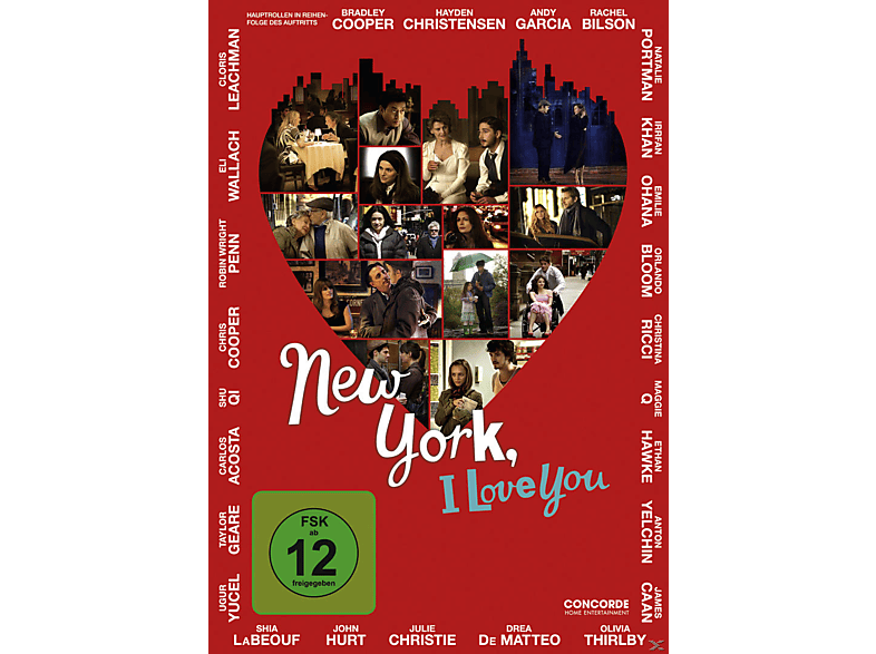 New York, I Love You DVD