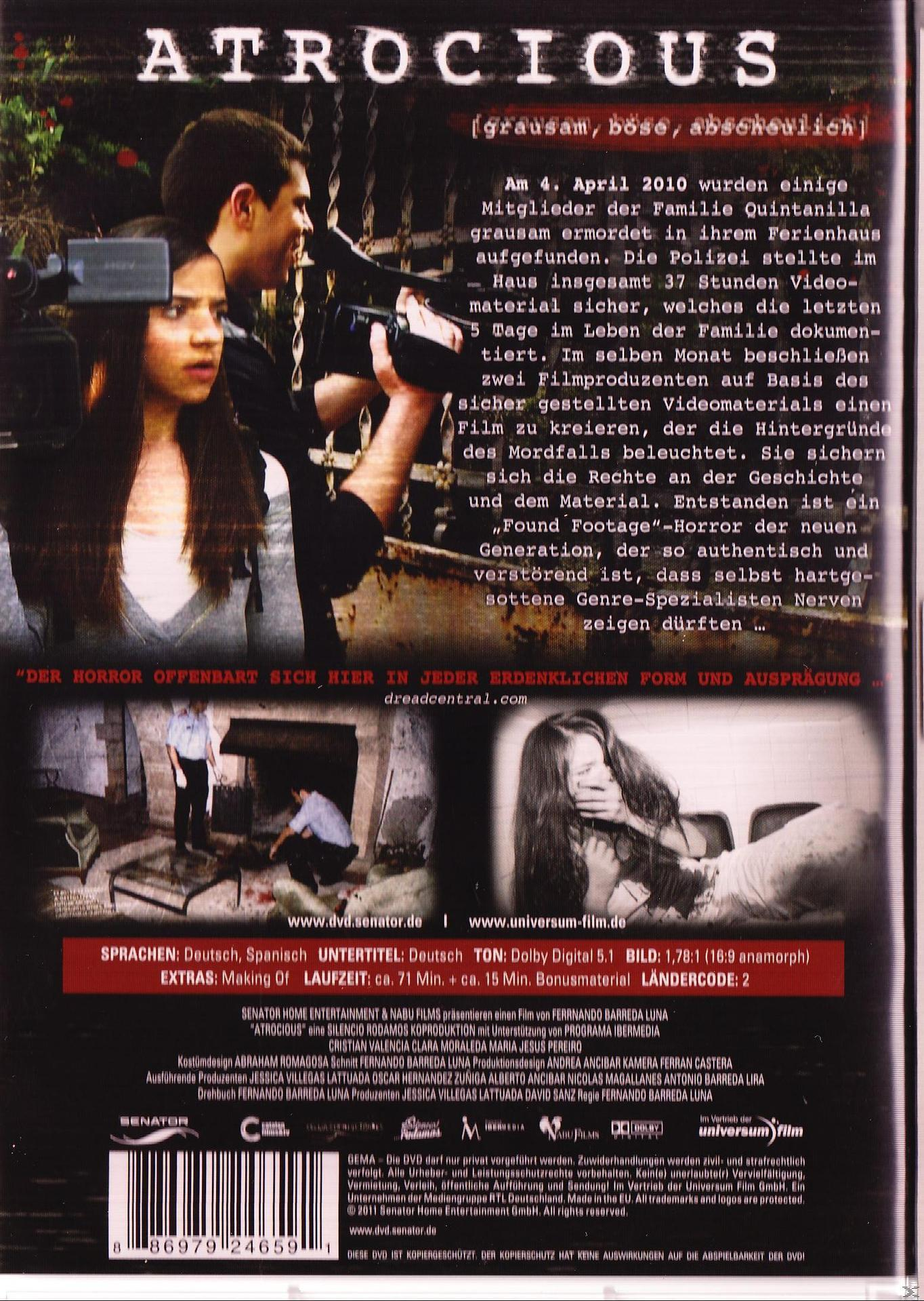 Atrocious DVD