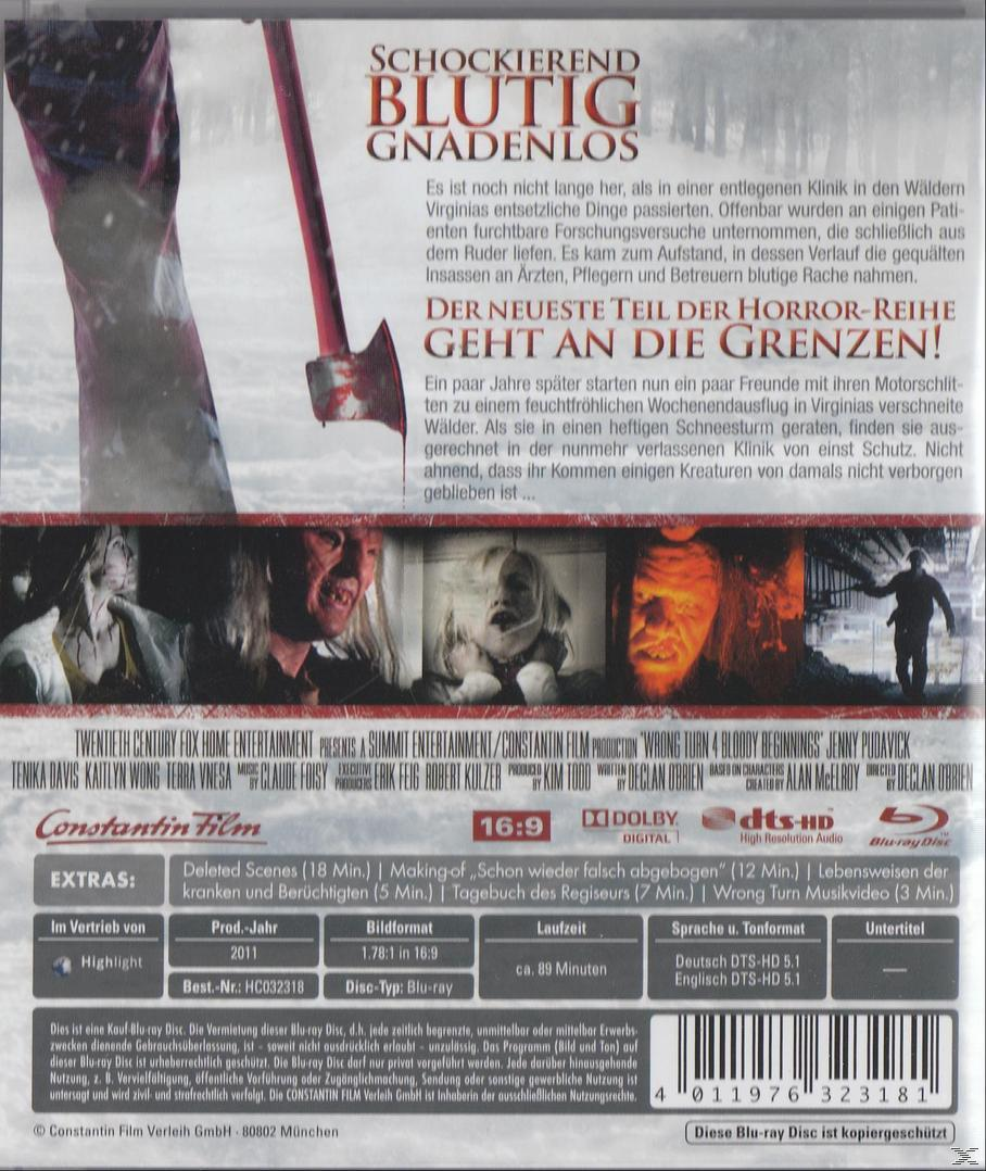 Wrong Turn 4 - Bloody Beginnings [Blu-ray]
