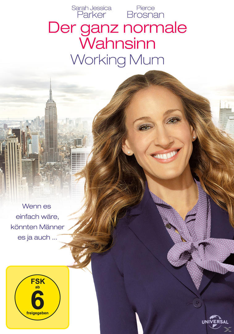 Sarah Jessica Parker auf einem Filmplakat. Der Titel ist auf Deutsch. Der Hintergrund zeigt eine Stadt.