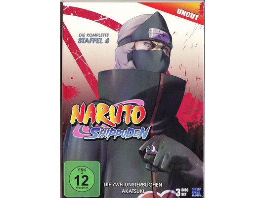 Naruto Shippuden - Staffel 4 - Die zwei unsterblichen Akatsuki (Folge  292-308) DVD
