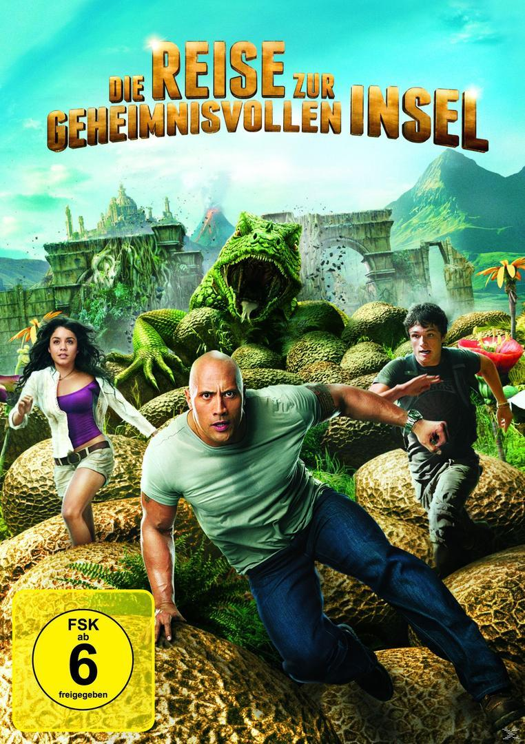 Filmposter mit drei Personen, die vor einem Monster in einer dschungelartigen Umgebung weglaufen.
