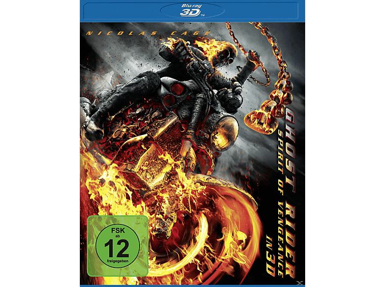 - Ghost Rider: Blu-ray Spirit Vengeance of 3D-Edition 3D