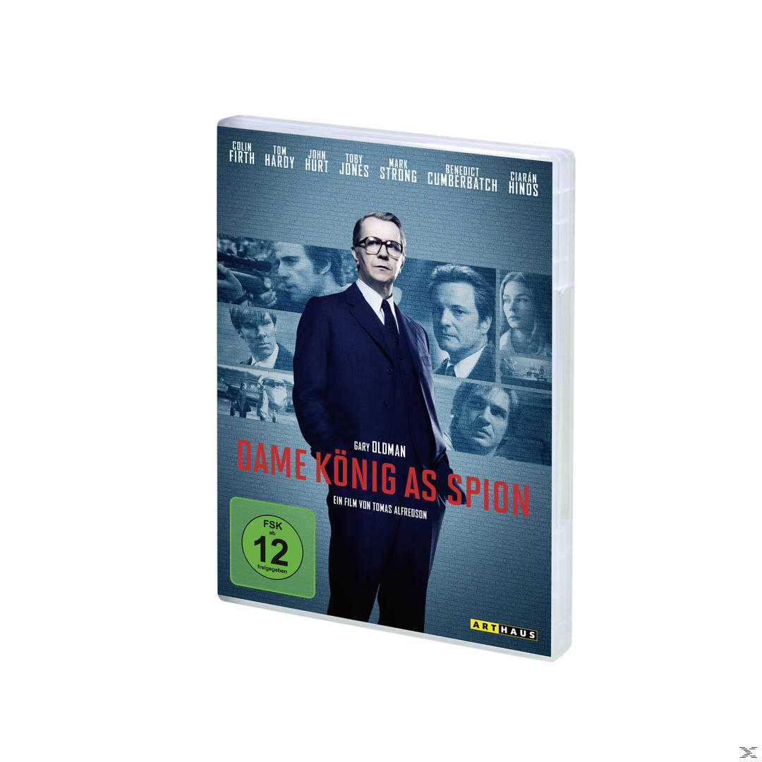 DVD-Cover von 'Dame, König, As, Spion'. Gary Oldman im Anzug, umgeben von anderen Schauspielern.