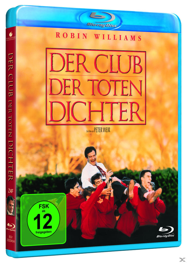 Blu-ray-Cover mit Schauspielern und Text. Titel: Der Club der toten Dichter.