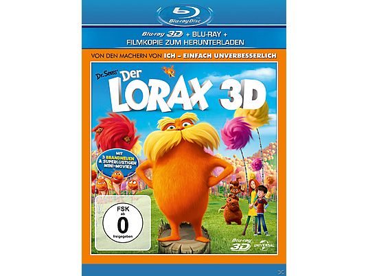 Der Lorax 3D [Blu-ray]