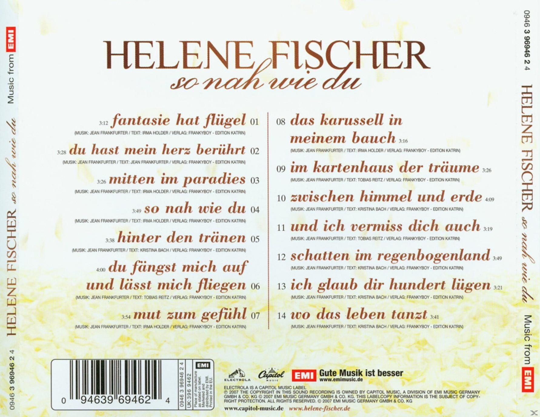 Helene Fischer - SO NAH WIE DU  - (CD)