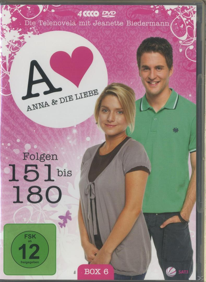 DVD-Cover mit Mann und Frau, Titel 'Anna & Die Liebe' mit Herz.