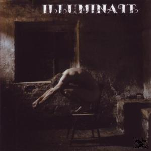 Albumcover, eine nackte Figur in einem dunklen Raum, mit dem Wort ILLUMINATE oben.
