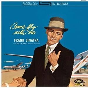 Albumcover von Frank Sinatra. Er trägt Anzug und Hut und lächelt. Im Hintergrund ein Flugzeug und blauer Himmel.