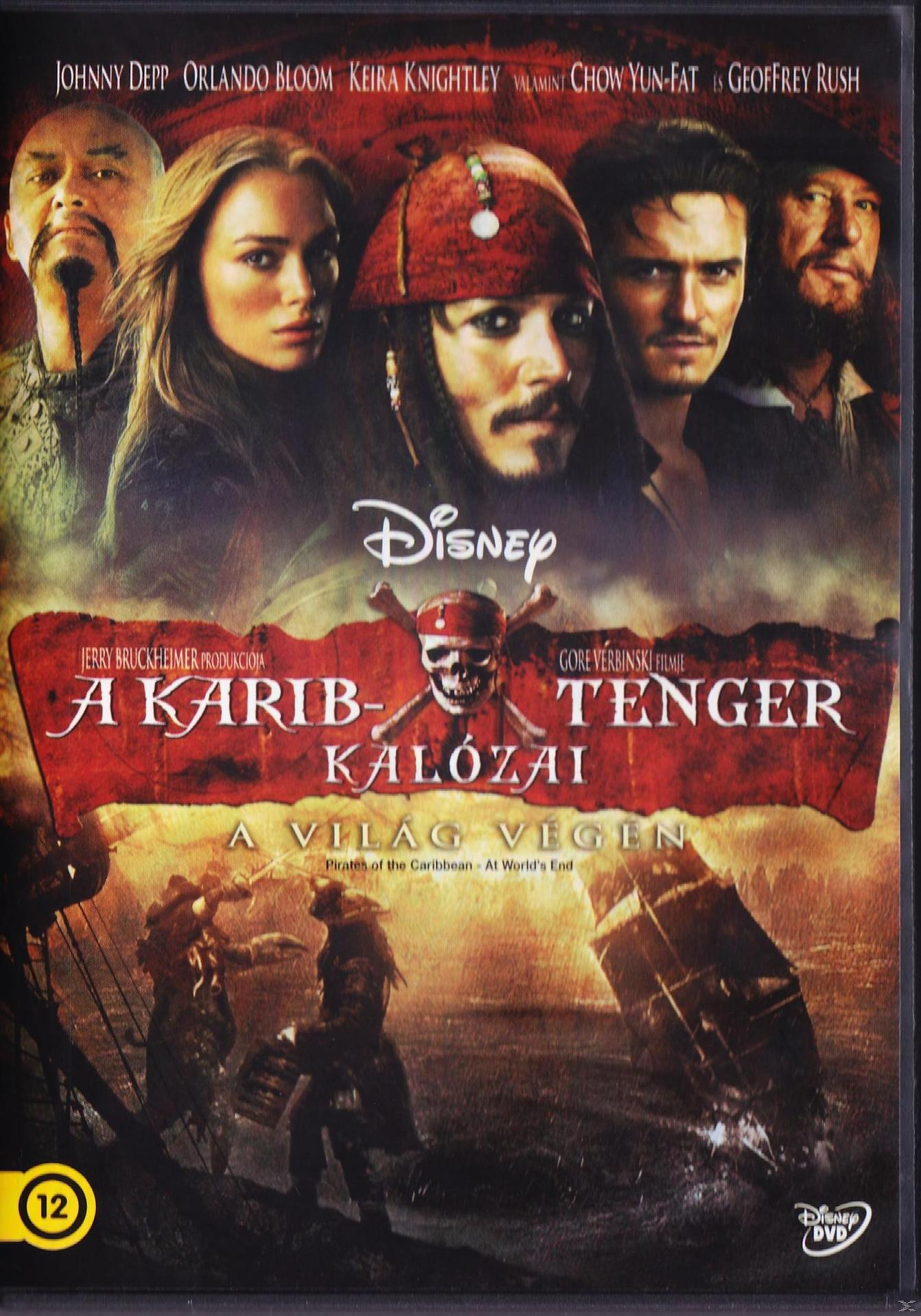 A Karib-tenger kalózai 3. - világ végén (DVD)