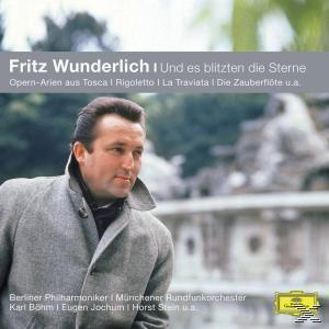 CD-Cover von Fritz Wunderlich. Ein Mann in einem grauen Mantel steht mit einem Gebäude im Hintergrund.
