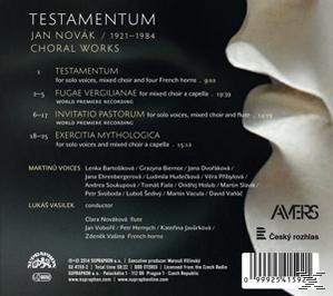 Martinu Voices - Testamentum - Chorwerke  - (CD)