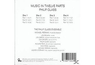 Philip Glass Ensemble - Music In Twelve Parts  - (CD)