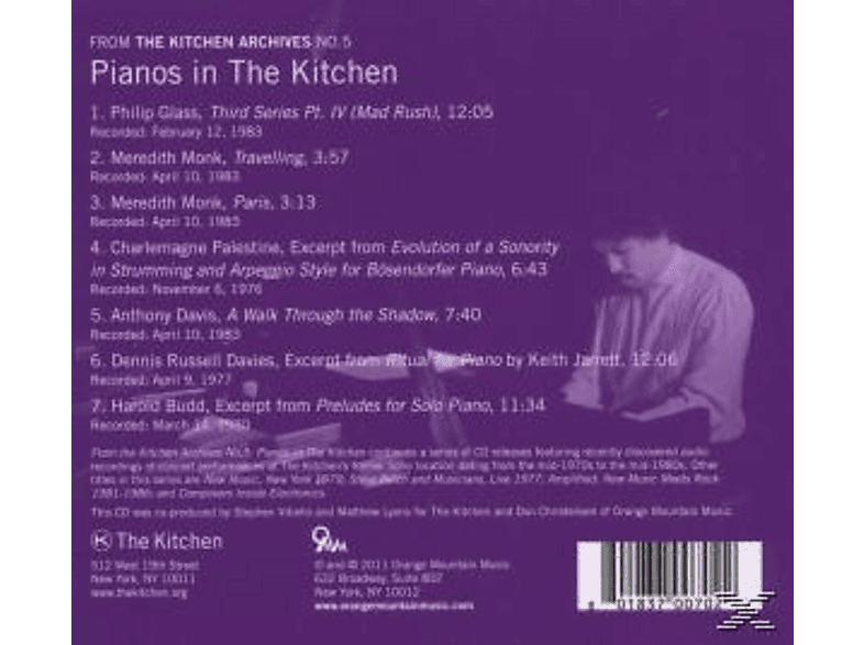 Thumbnail - Philip Glass, Meredith Monk, Charlemangne Palestine - From The Kitchen Archives No.5/pian (CD)