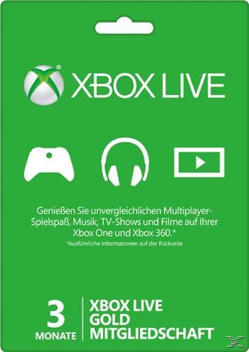 Xbox Live Gold 3 Monate - [Multiplattform]