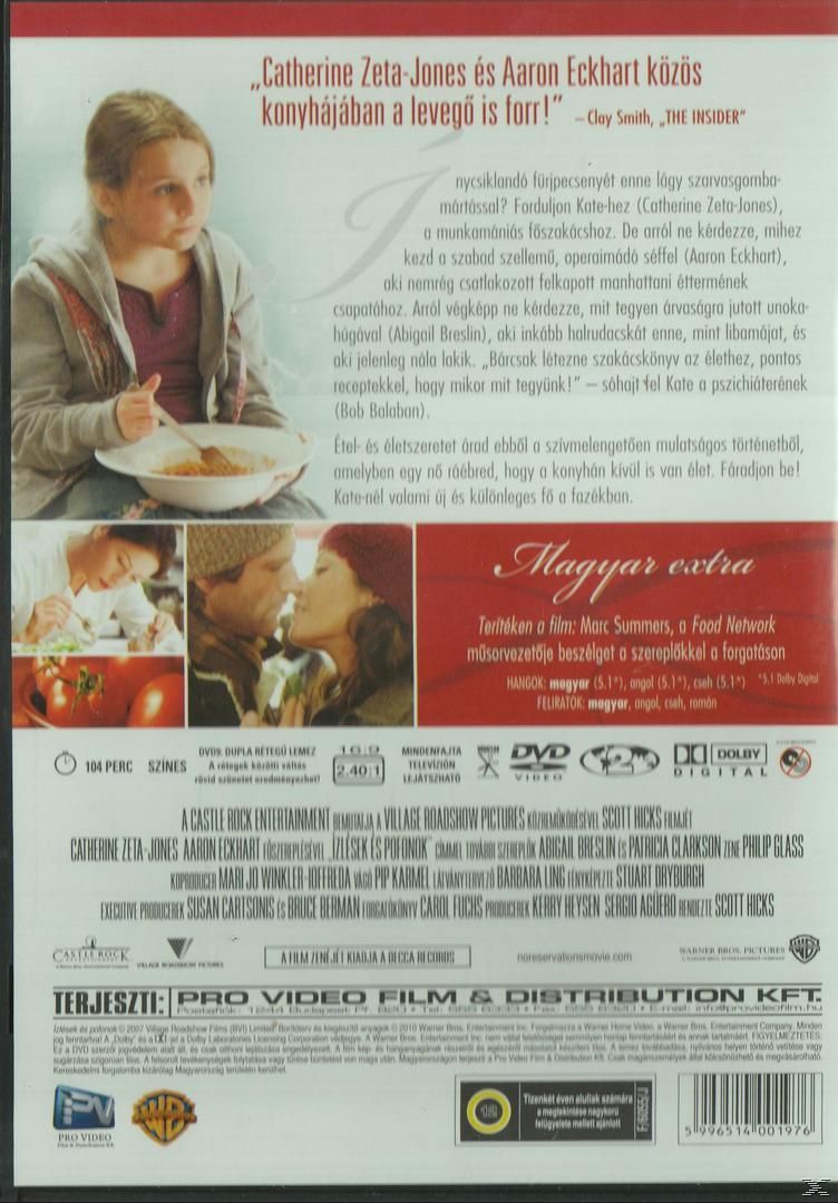 DVD borító: Nő és gyermek a konyhában néznek, egy pár csókolózik.