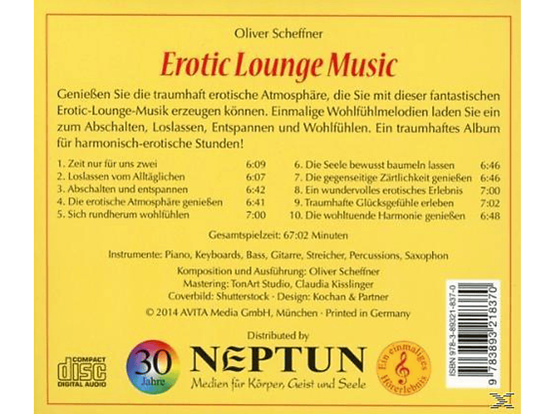 Thumbnail - Oliver Scheffner - Erotic Lounge Music (CD)
