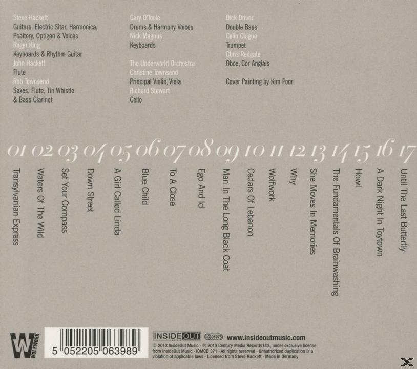 Steve Hackett Wild (CD) (Re-Issue - Orchids - 2013)