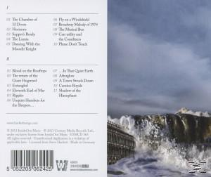CD-Cover mit Text und einer Landschaft mit Wasser und einem bewölkten Himmel.