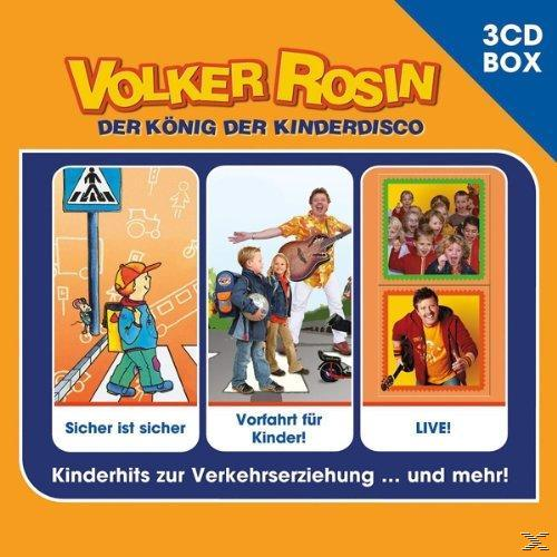 CD-Cover. Drei Bilder: Junge auf Zebrastreifen, Kinder mit einem Mann und Kinder in einem Klassenzimmer. Text auf Deutsch.