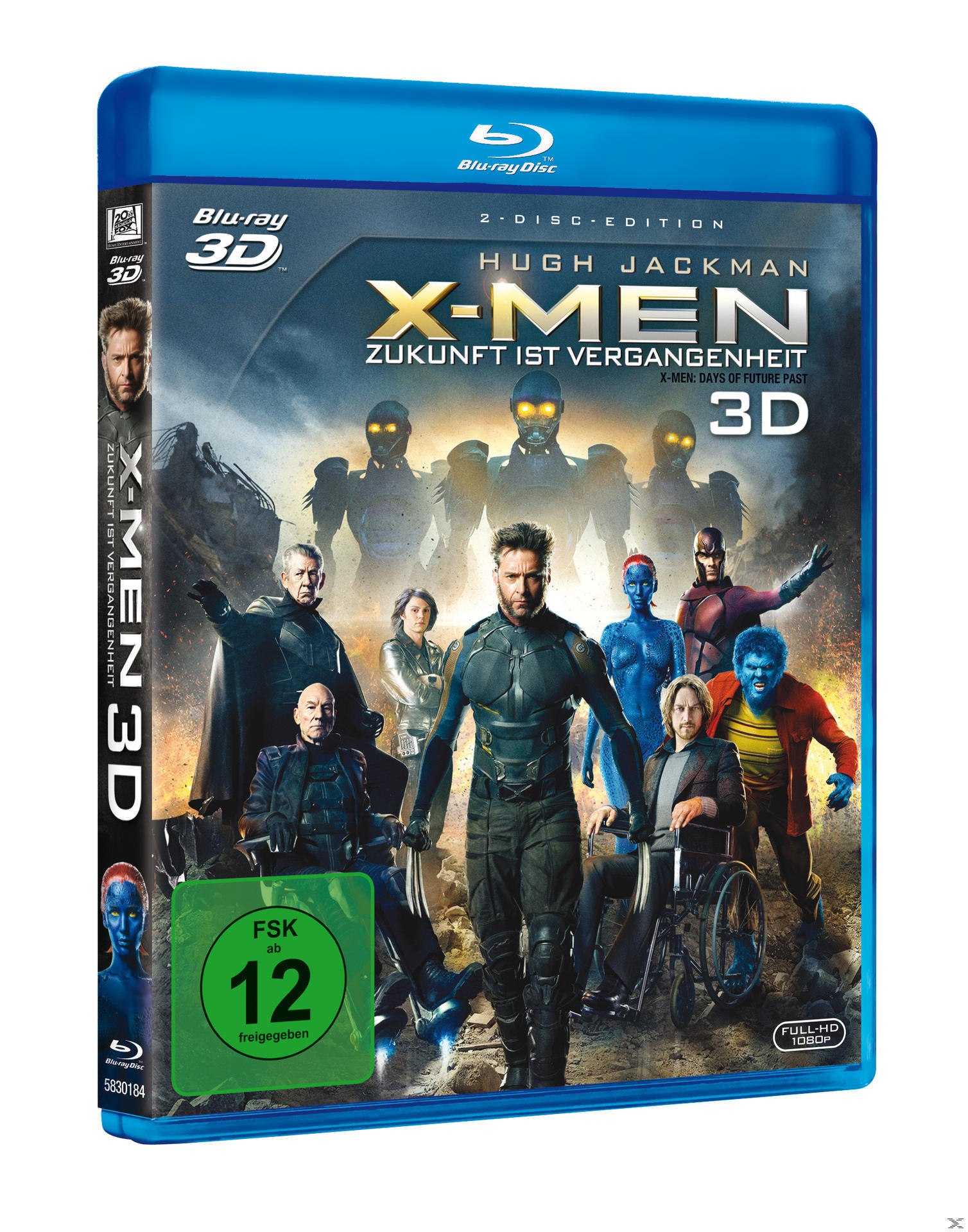X-Men - Zukunft ist Vergangenheit 3D Blu-ray (+2D)