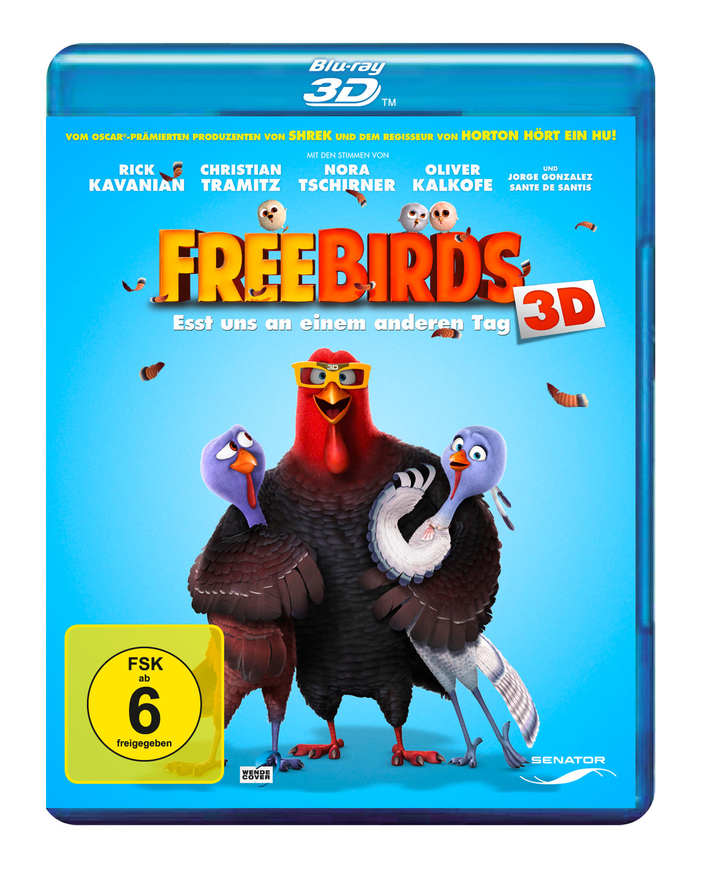 uns an Esst Blu-ray - einem Tag Free Birds 3D anderen