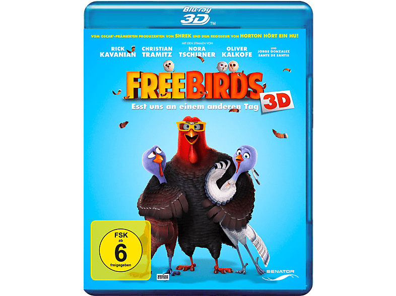 anderen einem 3D Free Esst - uns Birds Blu-ray Tag an