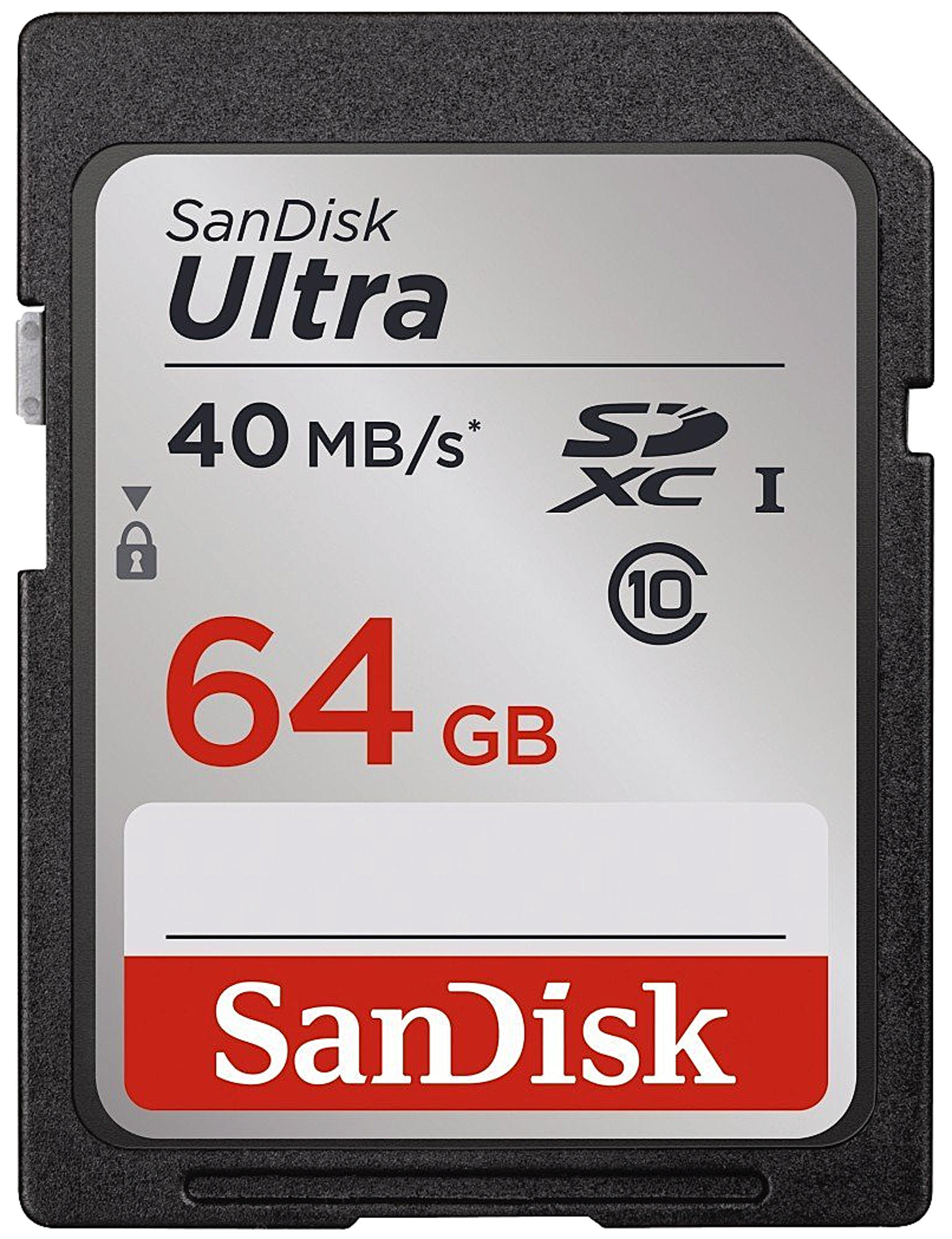 SANDISK Ultra, SDXC Speicherkarte, 64 GB, 40 MB/s