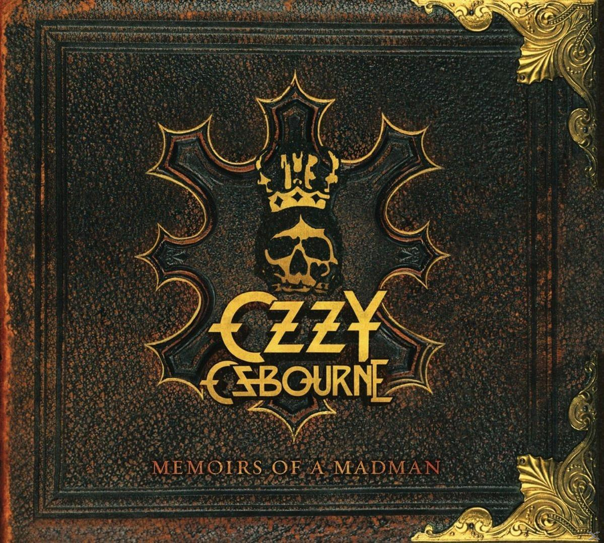 Albumcover mit Totenkopf, Krone und dem Bandnamen Ozzy Osbourne.
