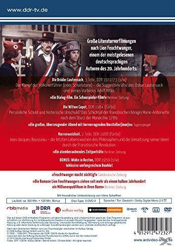 DVD-Cover: Männer in historischer Kleidung, Filmtitel und Text über den Inhalt.