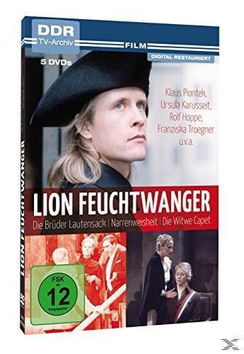 DVD-Cover: Das Gesicht eines Mannes, Filmtitel 'Lion Feuchtwanger' und Bilder aus dem Film.