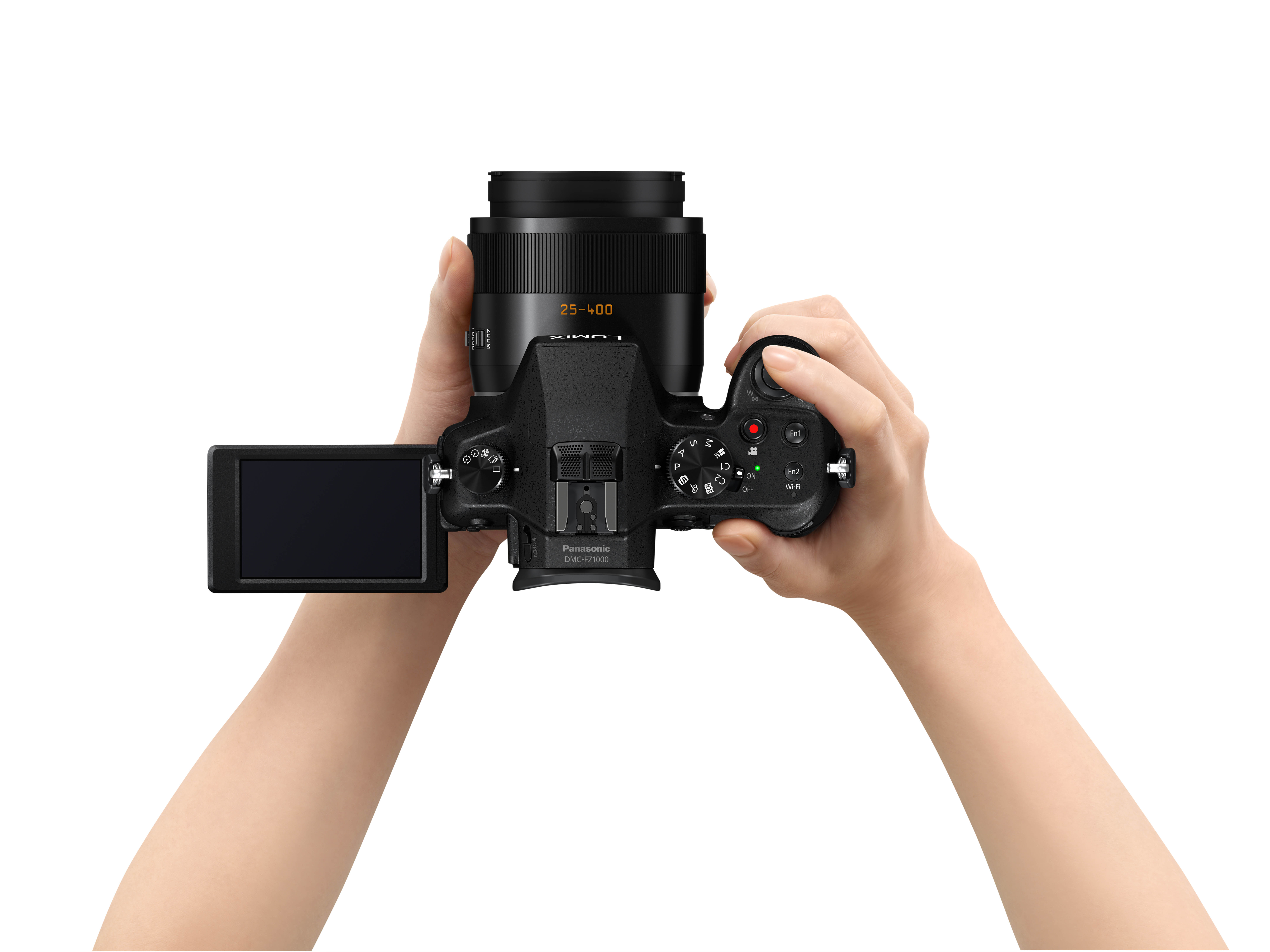 PANASONIC Lumix DMC-FZ1000 LEICA Bridgekamera Schwarz, 16x opt. Zoom, TFT-LCD, WLAN