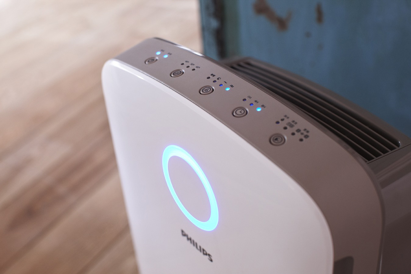 PHILIPS AC4080/10 Luftbefeuchter Weiß (60 Watt, Raumgröße: 43 m³, HEPA-Filter, Aktivkohlefilter)