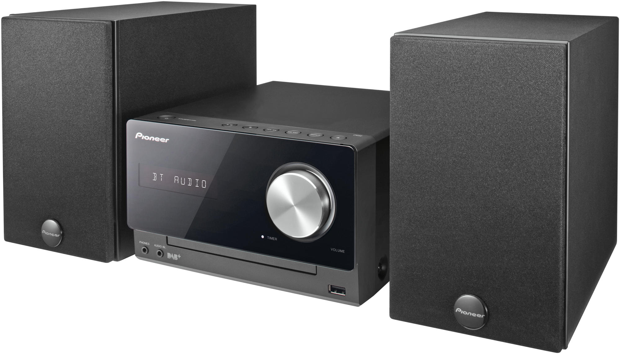PIONEER X-CM32BTD Kompaktanlage (iPod Steuerung=direkte Steuerung, Schwarz)