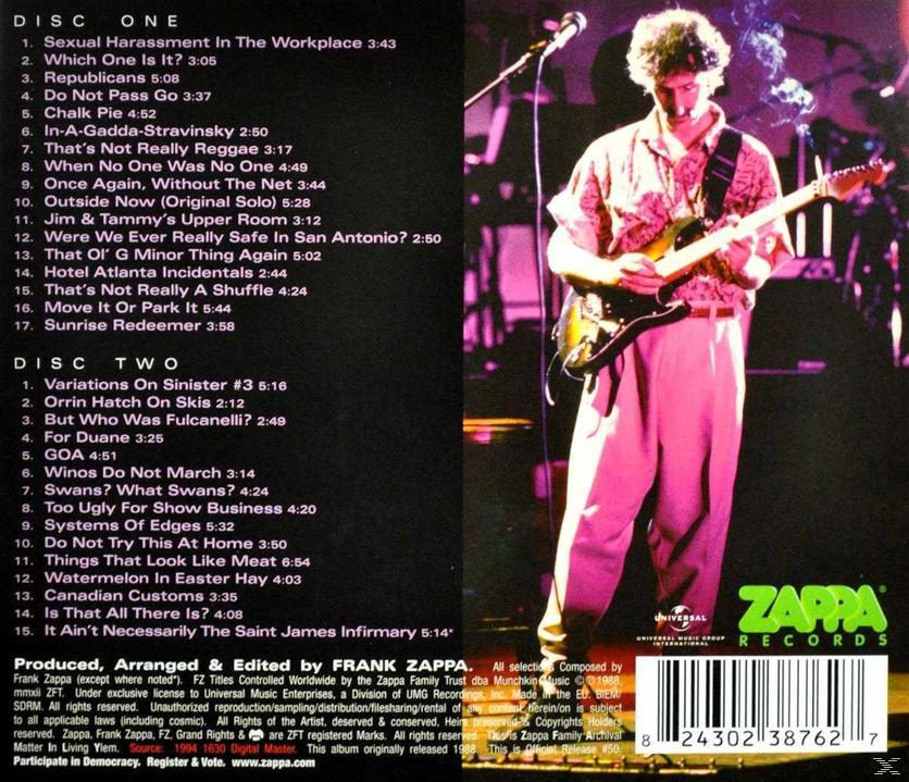 Frank Zappa - Guitar  - (CD)