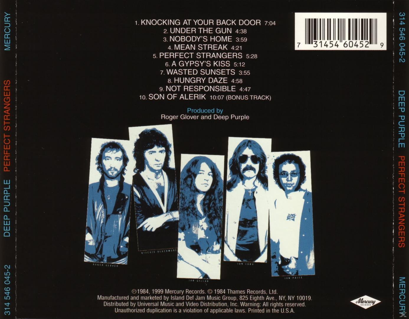 CD-Cover mit der Band Deep Purple. Songtitel, die mit dem Albumtitel aufgeführt sind.