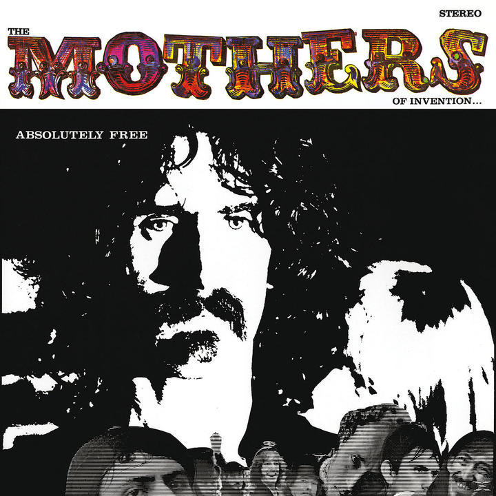 Album borító: Fekete-fehér kép egy férfi arcáról és a The Mothers of Invention együttes nevével.