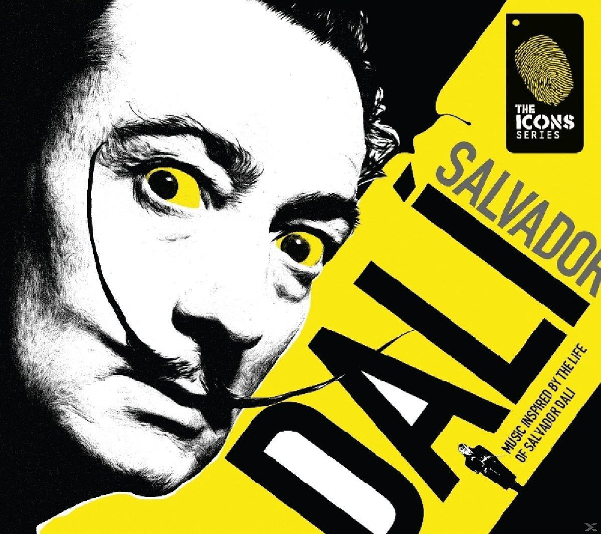 Album borító: Salvador Dali portréja és sárga háttér címmel és logóval.