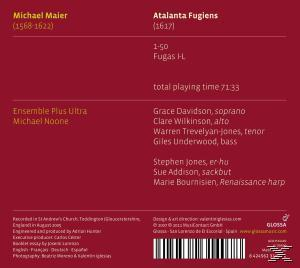 Michael Noone, Noone/Ensemble Plus Ultra - Atalanta Fugiens  - (CD)