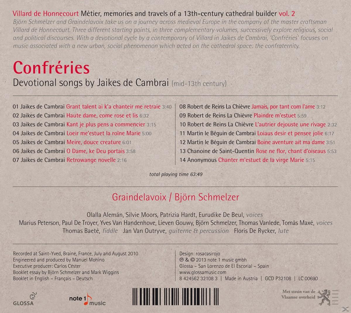 Graindelavoix, Schmelzer Björn - Confréries - Devotional Songs  - (CD)