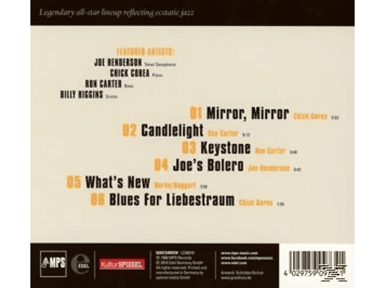 Thumbnail - Joe Henderson - Mirror, Mirror (CD)