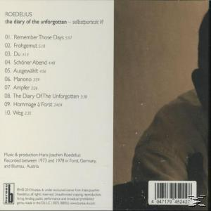 Roedelius - The Diary Of The Unforgotten(Selbstportrait VI)  - (CD)