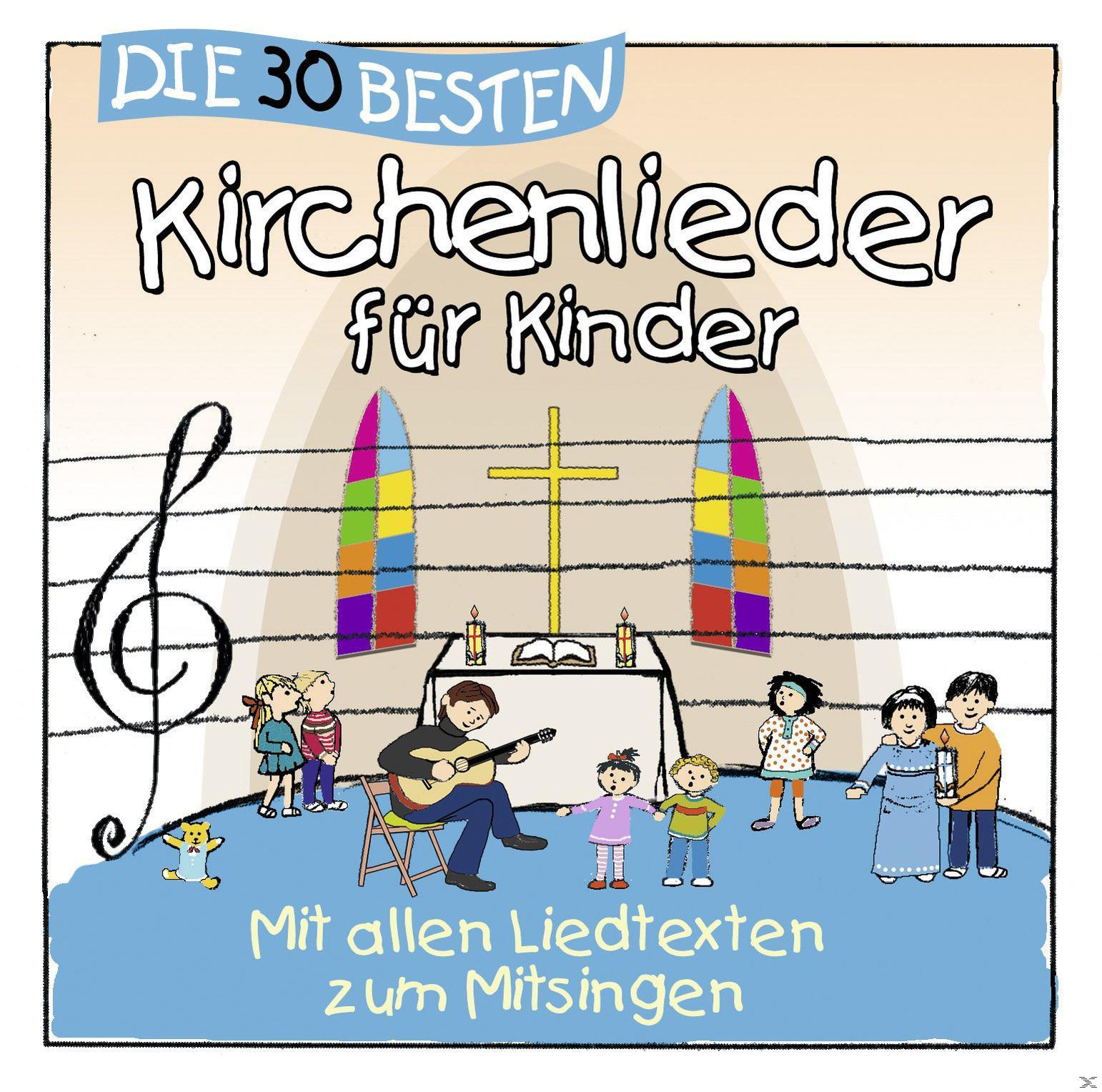 Simone Sommerland, Karsten Glück, Die Kita Frösche - Die 30 Besten Kirchenlieder Für Kinder  - (CD)