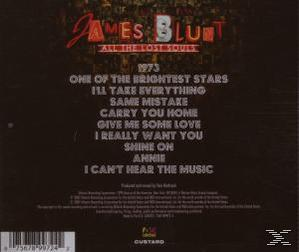 CD-Cover für James Blunts Album 'All the Lost Souls' mit dunklem Hintergrund.