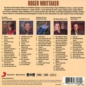 CD-Cover mit Bildern von Roger Whittaker. Listet Songs und Albumdetails auf. Verschiedene Porträts.