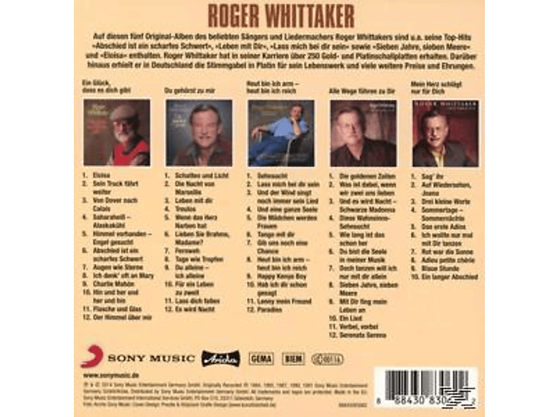 Thumbnail - Roger Whittaker - Wihttaker (CD)