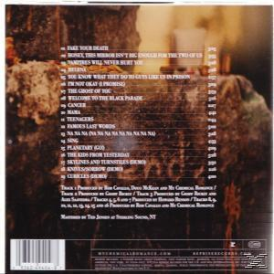 CD-Rückseite mit Titelliste des Albums The Black Parade von My Chemical Romance.